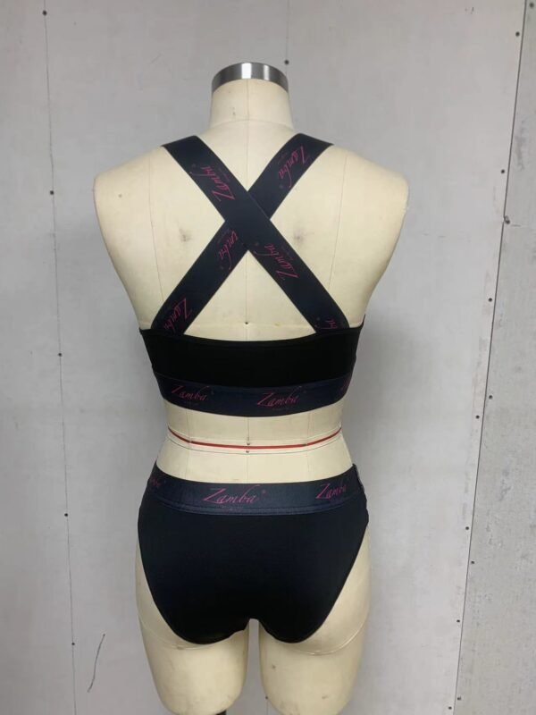 Zamba women's Sport innerwear Top & Bottom Navy Blue - Image 2