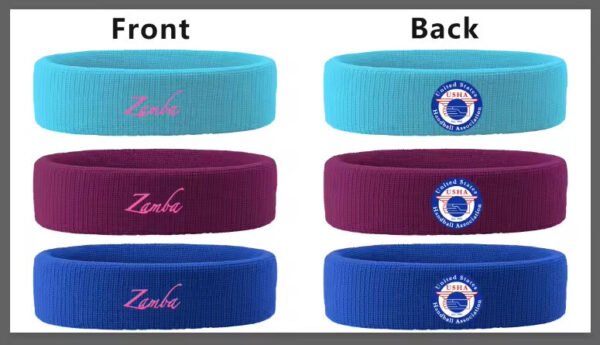 Zamba Sport Unisex's Cotton Stretchable Sweatband and Wristband - Image 7