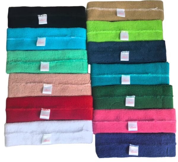 Zambausa sweatband 10 solid colors no logo