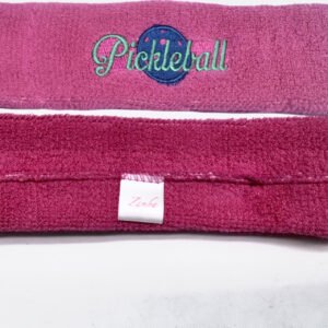 Zambausa Embroidered Pickleball Sweatbands – 10 Colors – 1300 pcs