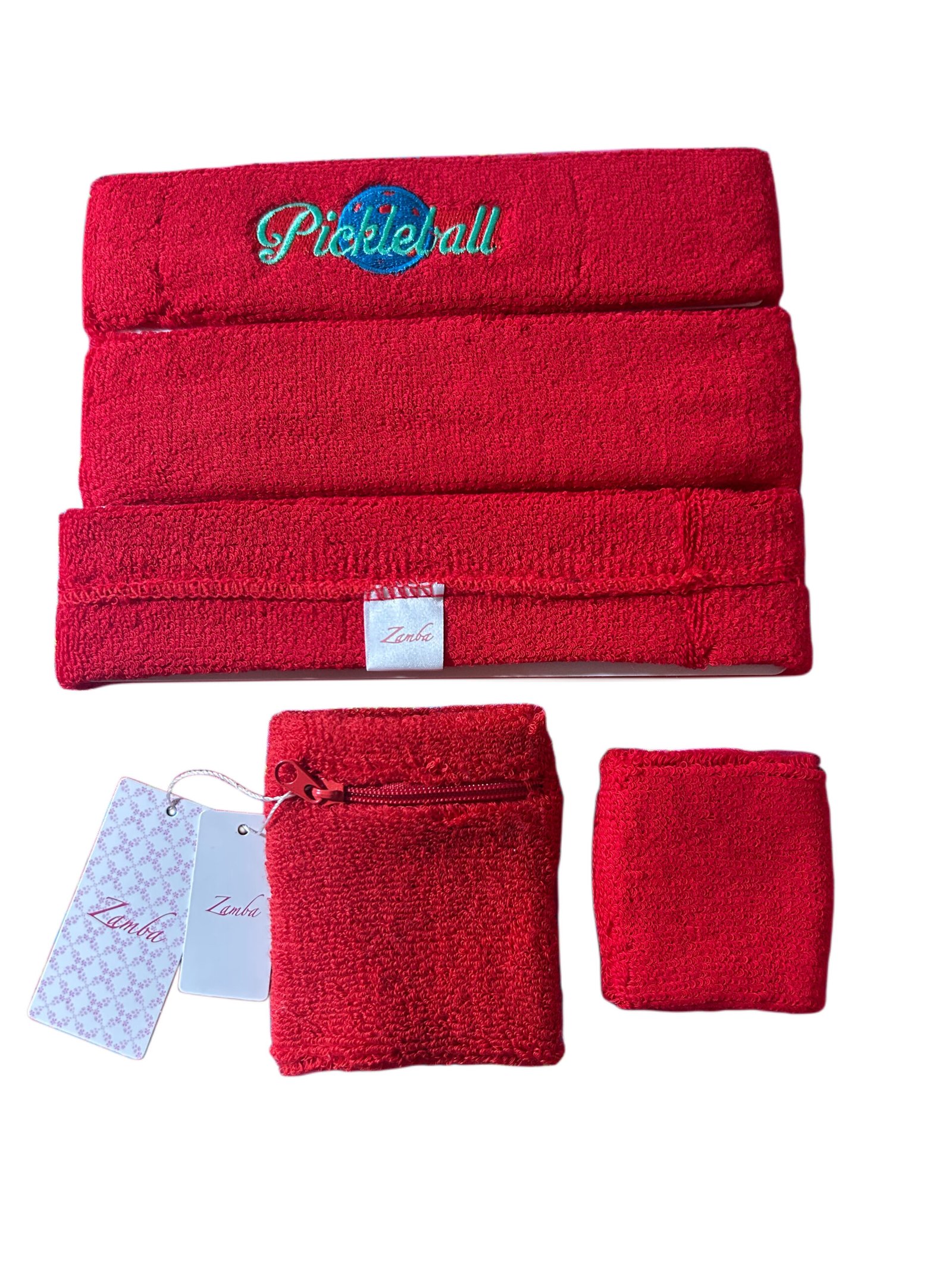 Zambausa Embroidered Pickleball Sweatbands - Image 19