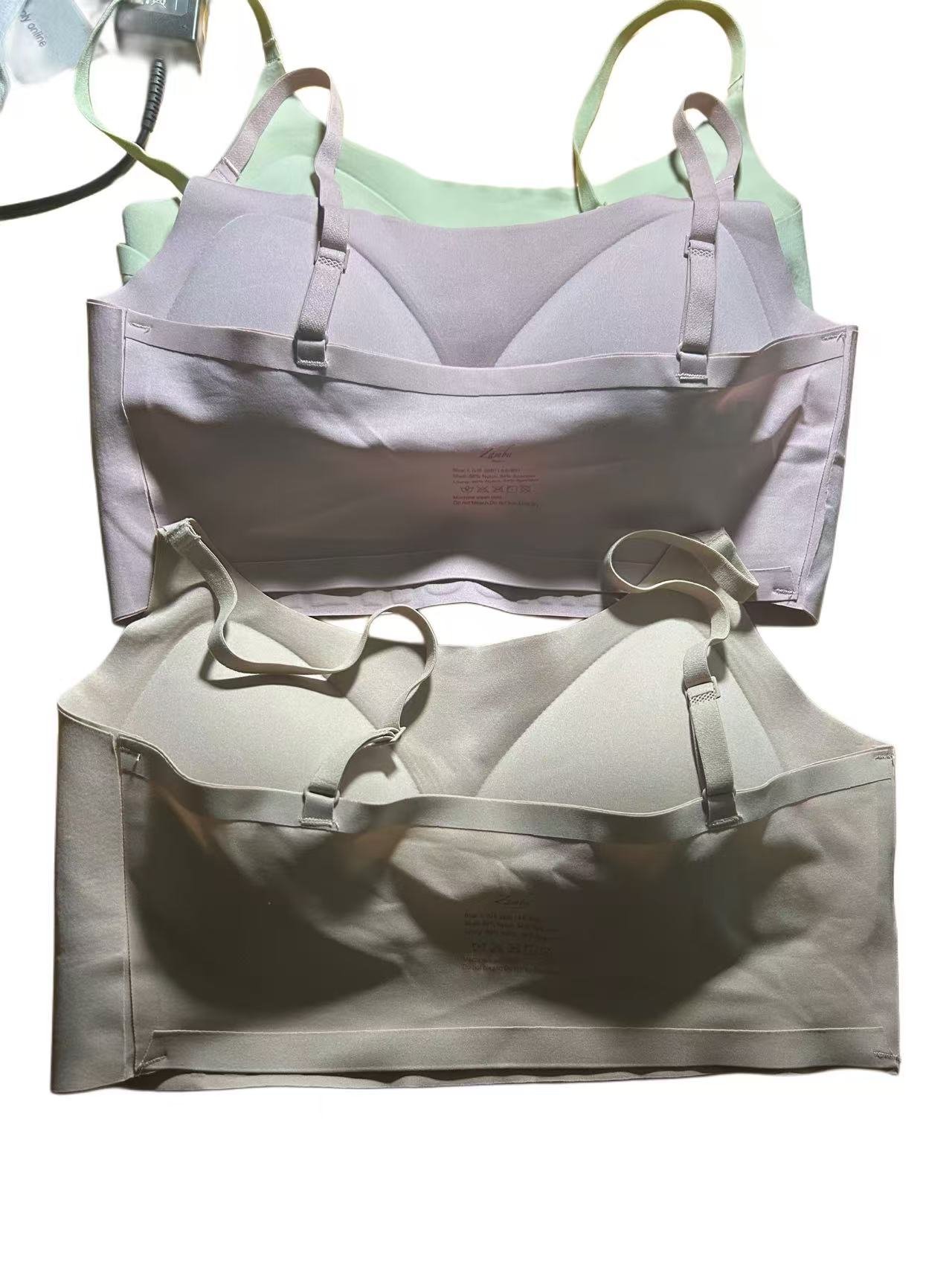 ZAMBA Women’s Seamless Wireless Travel Comfort Bra - Image 4