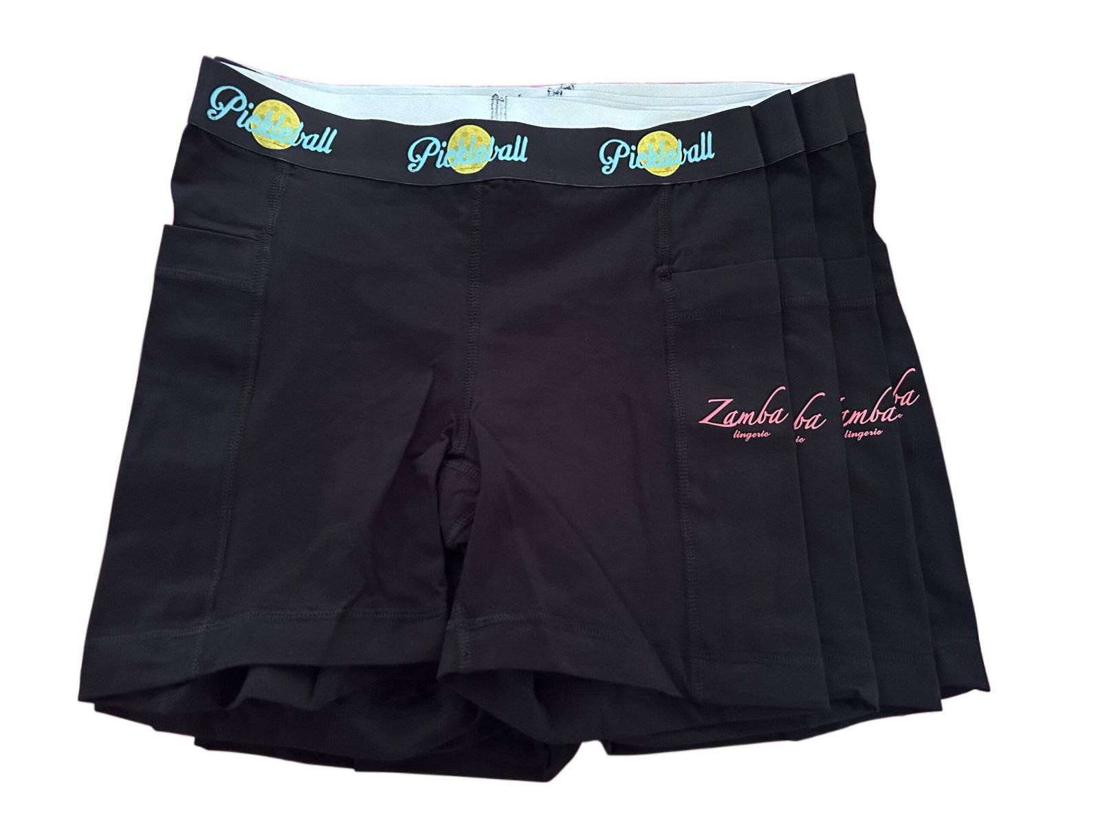 ZAMBA® Pickleball Unisex Performance Compression Sport Shorts with Deep Pockets - Image 15