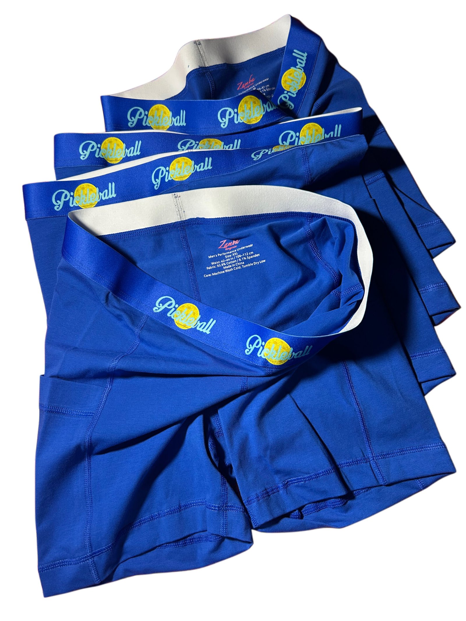 ZAMBA® Pickleball Unisex Performance Compression Sport Shorts with Deep Pockets - Image 4
