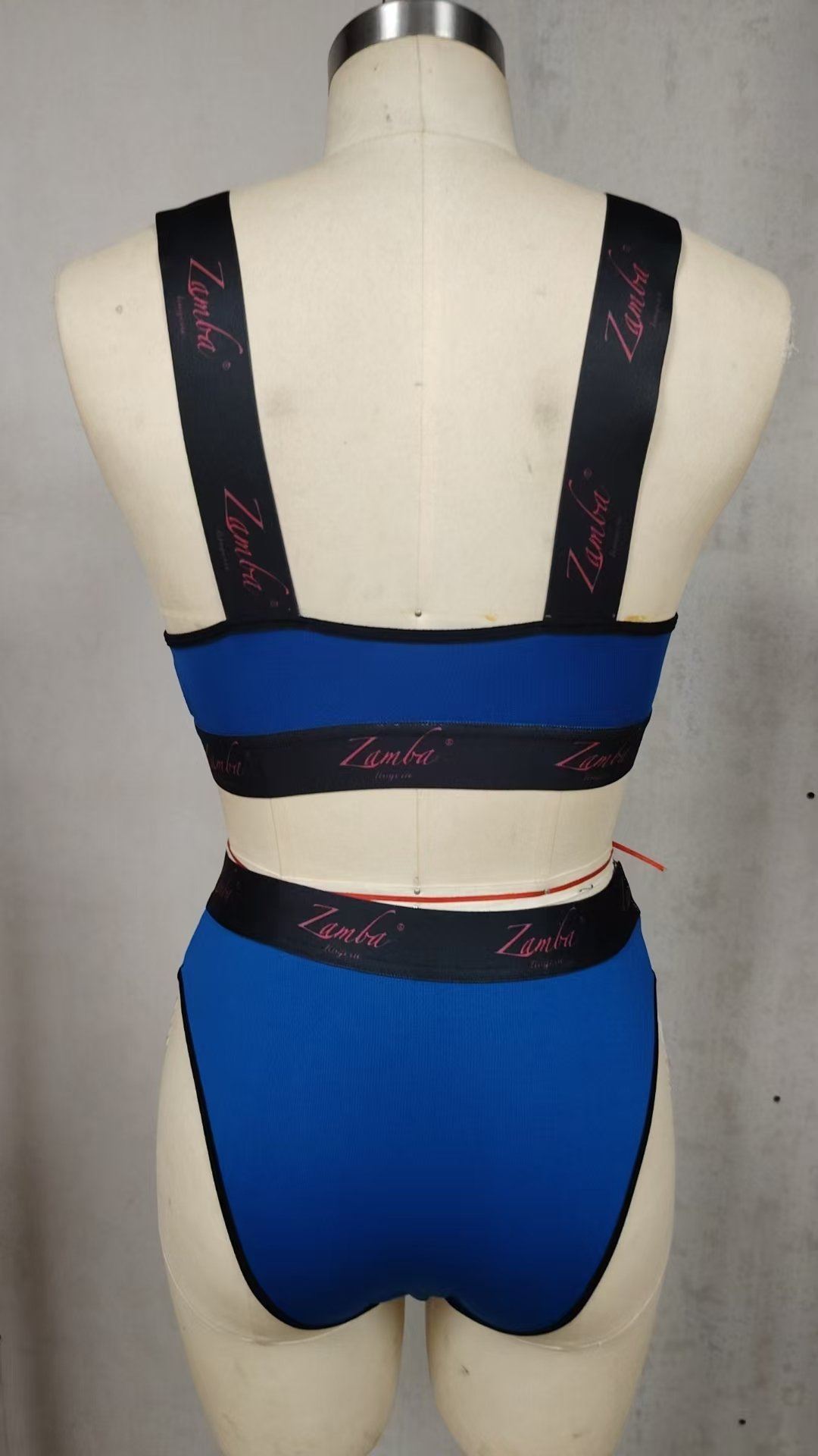 ZAMBA Lingerie® Women’s Sports Bra Set Combo – Style Blue 02 - Image 3