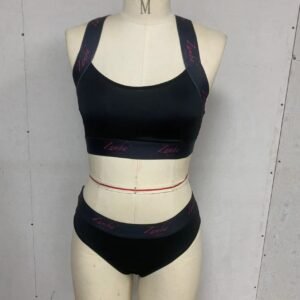 ZAMBA Lingerie® Women’s Sports Bra Set Combo – Style Black 05-1