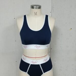 ZAMBA Lingerie® Women’s Sports Bra Set Combo – Style Black 08-1