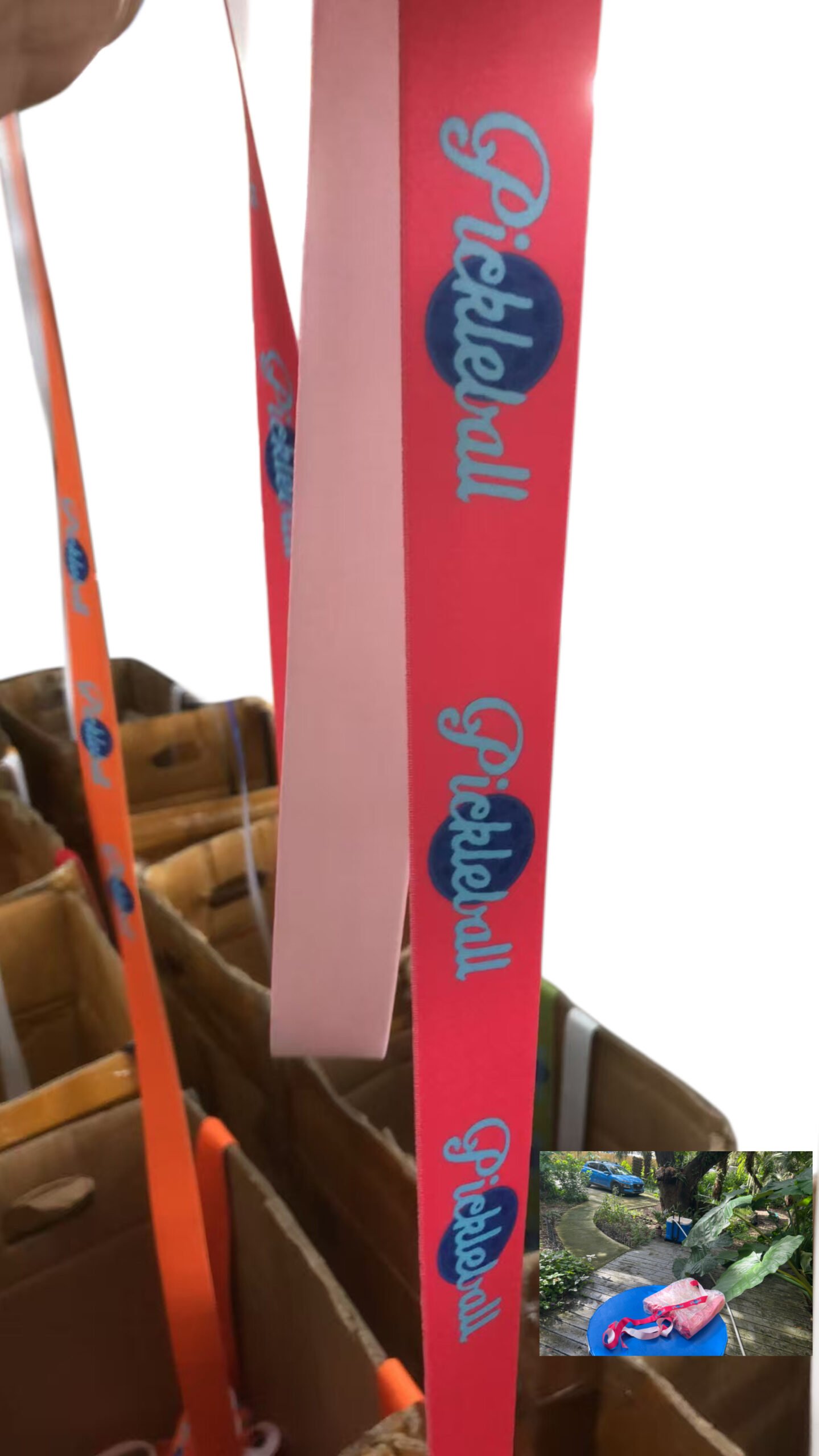 ZAMBA 3.5 cm Pickleball Printed Elastic Band – Sold by the Meter - Image 3